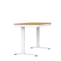 Activejet Biurko ACTIVEJET z elektryczną regulacją wysokości 140x70 ET119W-C biały/dąb