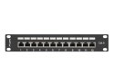 Lanberg Patch panel Lanberg PPF6-9012-B (1U; 10"; kat. 6; FTP; 12xRJ-45)