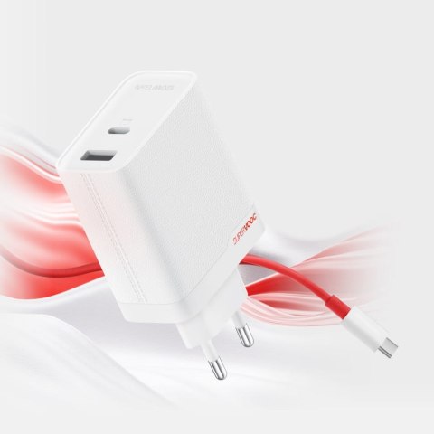 OnePlus OnePlus Charger SUPERVOOC 120W 2 Ports with Cable White