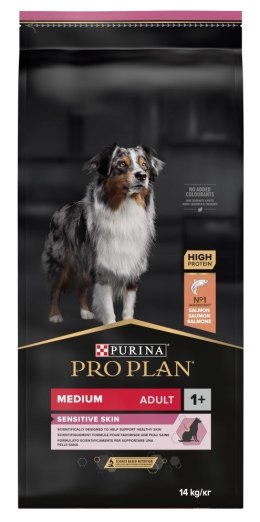 PURINA NESTLE PURINA PRO PLAN Adult Medium Sensitive Skin - sucha karma dla psa - 14kg