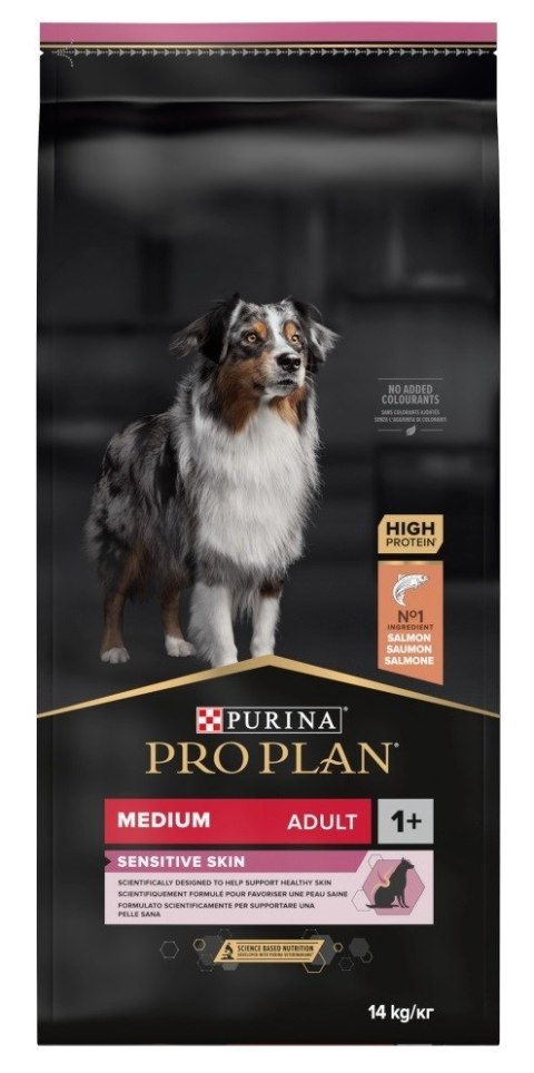 PURINA NESTLE PURINA PRO PLAN Adult Medium Sensitive Skin - sucha karma dla psa - 14kg