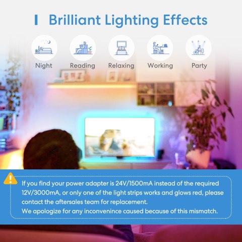 Maestro Meross MSL320 lampki taśmowe led Taśma led uniwersalna 5 mm