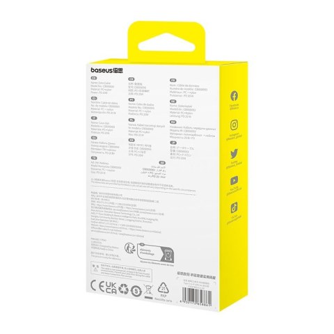 Baseus Kabel Baseus Gem USB C-IP 20W 1m (fioletowy)