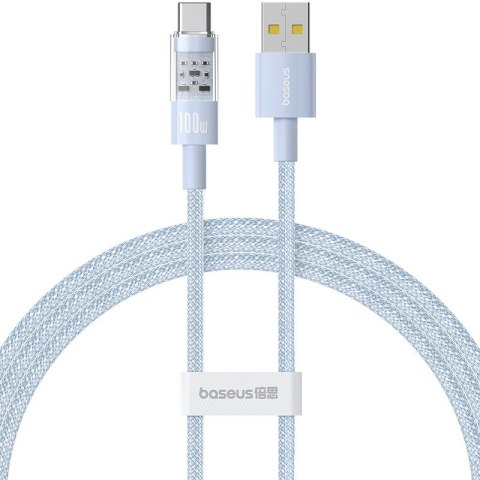 Baseus Kabel Baseus Gem USB-USB C 100W 1m (niebieski)