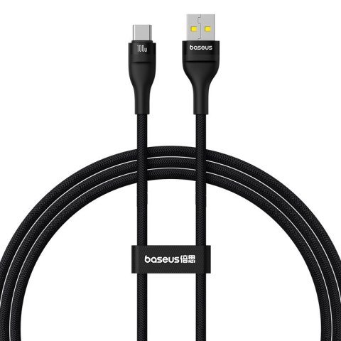 Baseus Kabel Baseus Flash 2 USB-USB C 100W 1m (czarny)