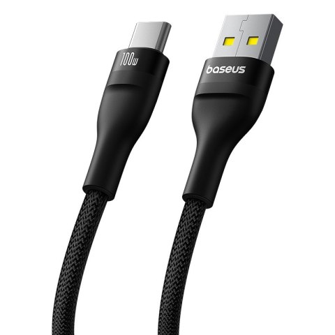 Baseus Kabel Baseus Flash 2 USB-USB C 100W 1m (czarny)