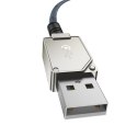 Baseus Kabel Baseus Unbreakable USB-IP 2.4A 2m (czarny)
