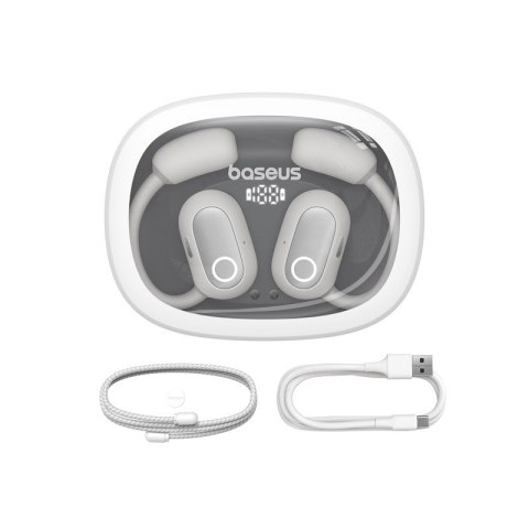 Baseus Słuchawki bezprzewodowe Baseus Eli Fit Open-Ear (biały)