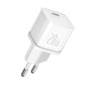 Baseus Ładowarka Baseus GaN5S 1C 20W EU (moon white)