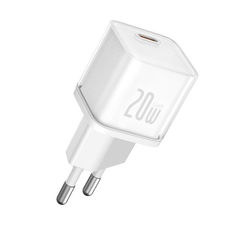 Baseus Ładowarka Baseus GaN5S 1C 20W EU (moon white)