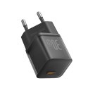 Baseus Ładowarka Baseus GaN5S 1C 30W EU (cluster black)