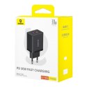 Baseus Ładowarka sieciowa Baseus Cube C+U 30W EU (cluster black)