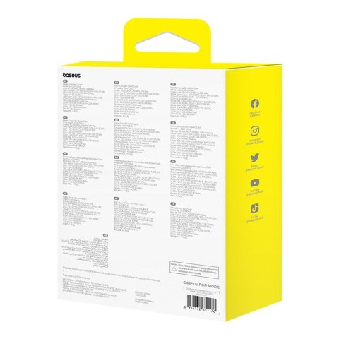 Baseus Ładowarka sieciowa Baseus Cube C+U 30W EU (moon white)