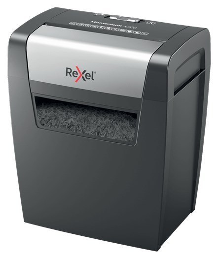 REXEL Rexel Niszczarka Momentum X308, 8 kartek, P-3, 15 l kosz, czarna