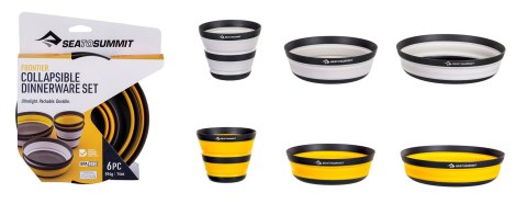SEA TO SUMMIT Zestaw naczyń SEA TO SUMMIT Frontier UL 2P 6 Piece