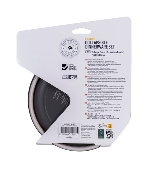 SEA TO SUMMIT Zestaw naczyń SEA TO SUMMIT Frontier UL 2P 6 Piece