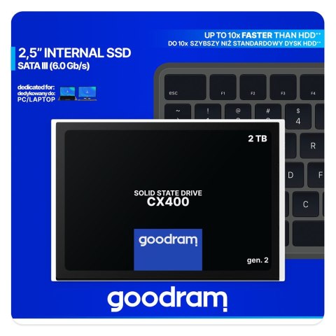 GoodRam SSD GOODRAM CX400 Gen. 2 2TB SATA III 2,5 RETAIL
