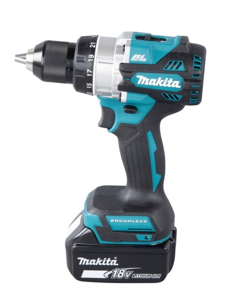 MAKITA Akumulatorowa wiertarko-wkrętarka udarowa LXT MAKITA DHP486RTJ 18V 130/65Nm 2x5,0Ah