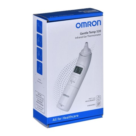 OMRON Termometr cyfrowy do ucha na podczerwień Omron Gentle Temp 520 EFT-GENTLE TEMP 520 MC-520-E