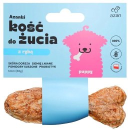 Brit AZANKI Kość z dorszem i probiotykiem PUPPY KSZTAŁT RYBKI 12cm