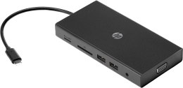 Hewlett-Packard Stacja dokująca HP Travel USB-C Universal Multiport Hub czarna 1C1Y5AA