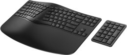 Hewlett-Packard Klawiatura HP 960 Ergonomic Wireless Keyboard bezprzewodowa czarna 37E755AA