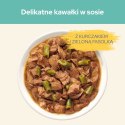 PURINA NESTLE Purina Cat Chow Hairball z kurczakiem i zieloną fasolką w sosie - mokra karma dla kota - 85 g