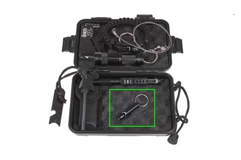 GUARD Gwizdek przetrwania GUARD Whistle Aluminium czarny (YC-010-BL)