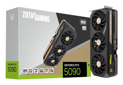 ZOTAC Karta graficzna ZOTAC GAMING GeForce RTX 5090 32GB SOLID OC