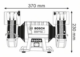BOSCH SZLIFIERKA STOŁOWA FI 200/32 MM 600W GBG 60-20 BOSCH