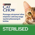 PURINA NESTLE Purina Cat Chow Sterilised z jagnięciną i zieloną fasolką w sosie - mokra karma dla kota - 85 g
