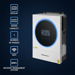 Qoltec QOLTEC INWERTER SOLARNY OFF-GRID 4KVA | 4KW | 120A | MPPT | LCD | WI-FI | BMS | SINUS