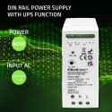 Qoltec QOLTEC ZASILACZ NA SZYNĘ DIN Z FUNKCJĄ UPS | 60W