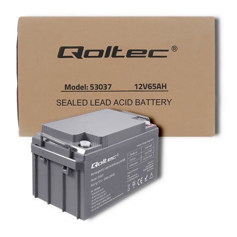 Qoltec Akumulator bezobsługowy Qoltec 53037