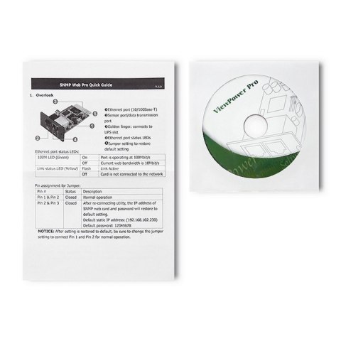 Qoltec QOLTEC MODUŁ SNMP DO ZASILACZA AWARYJNEGO UPS