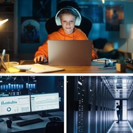 Qoltec QOLTEC ZASILACZ AWARYJNY UPS ON-LINE | PURE SINE WAVE | 6KVA | 4.8KW | LCD | USB