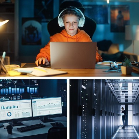 Qoltec QOLTEC ZASILACZ AWARYJNY UPS ON-LINE | PURE SINE WAVE | 6KVA | 4.8KW | LCD | USB