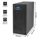 Qoltec QOLTEC ZASILACZ AWARYJNY UPS ON-LINE | PURE SINE WAVE | 6KVA | 4.8KW | LCD | USB