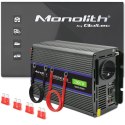 Qoltec Qoltec Przetwornica napięcia Monolith 2000 MS Wave | 12V na 230V | 1000/2000W | USB