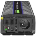 Qoltec Qoltec Przetwornica napięcia Monolith 2000 MS Wave | 12V na 230V | 1000/2000W | USB