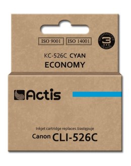 ACTIS Actis KC-526C Tusz (zamiennik Canon CLI-526C; Standard; 10 ml; niebieski)