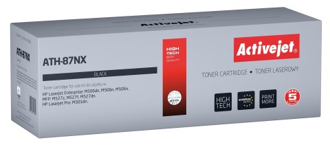 Activejet Activejet ATH-87NX Toner (zamiennik HP 87X CF287X; Supreme; 18000 stron; czarny)