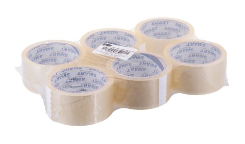BESTPAK BSTech Taśma SMART Akryl Transparent 48mmx60m 6 szt w zestawie