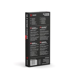 SAVIO SAVIO CHŁODZENIE DO DYSKÓW M.2 NVME 2280 COOLER AK-60