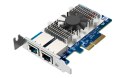 QNAP Qnap QXG-10G2T, 2x 10GbE, PCIe Gen3 x4, Low-profile