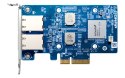 QNAP Qnap QXG-10G2T, 2x 10GbE, PCIe Gen3 x4, Low-profile