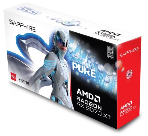 Sapphire Karta graf. SAPPHIRE PURE RX 9070 XT GAMING OC 16GB