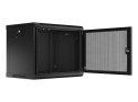 Lanberg SZAFA INSTALACYJNA RACK WISZĄCA 19" 9U 600X450 CZARNA DRZWI PERFOROWANE LANBERG (FLAT PACK)