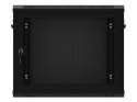 Lanberg SZAFA INSTALACYJNA RACK WISZĄCA 19" 9U 600X450 CZARNA DRZWI PERFOROWANE LANBERG (FLAT PACK)