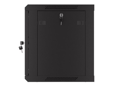 Lanberg SZAFA INSTALACYJNA RACK WISZĄCA 19" 9U 600X450 CZARNA DRZWI PERFOROWANE LANBERG (FLAT PACK)